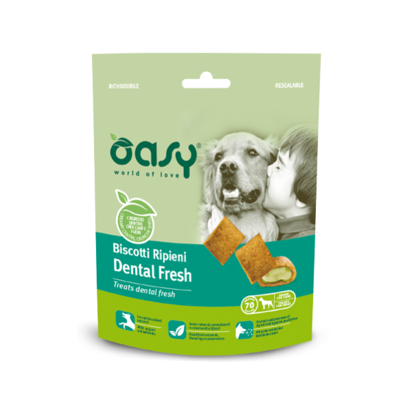 Snack Oasy Biscotti Ripieni Dental Fresh 80gr