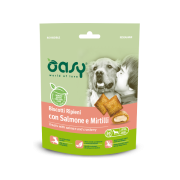 Snack Oasy Biscotti Ripieni con Salmone e Mirtilli Rossi 80gr