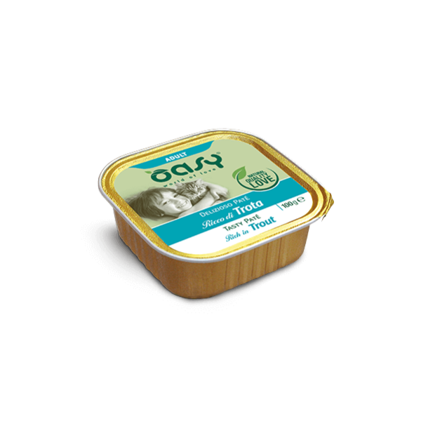 Oasy Delizioso Paté Ricco di Trota 100g