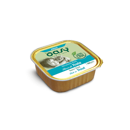 Oasy Delizioso Paté Ricco di Trota 100g