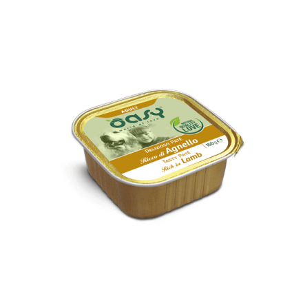 Oasy Patè Adult Ricco di Agnello 150g