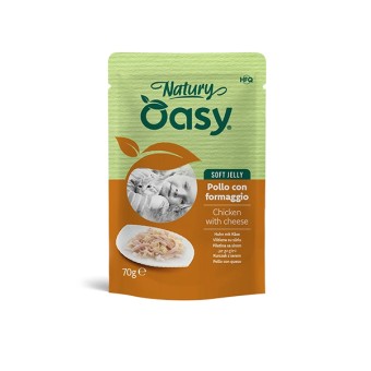 Buste Oasy Gatto Pollo con Formaggio 70g