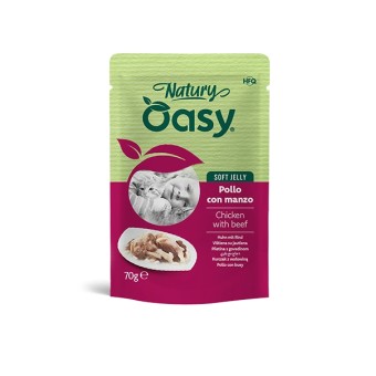 Buste Oasy Gatto Pollo con Manzo 70g