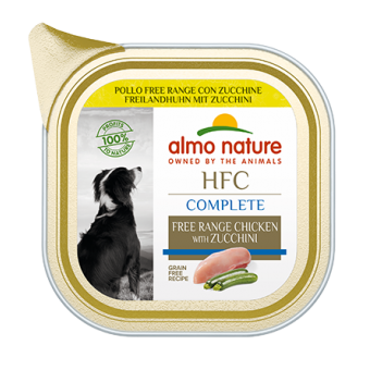 Almo HFC Complete Dog Pollo Free Range con Zucchine 85g