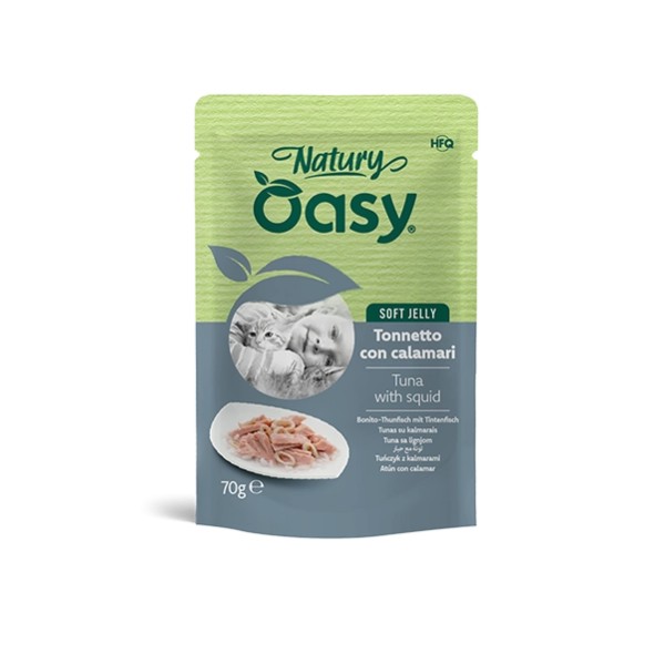 Buste Oasy Gatto Tonnetto con Calamari 70g