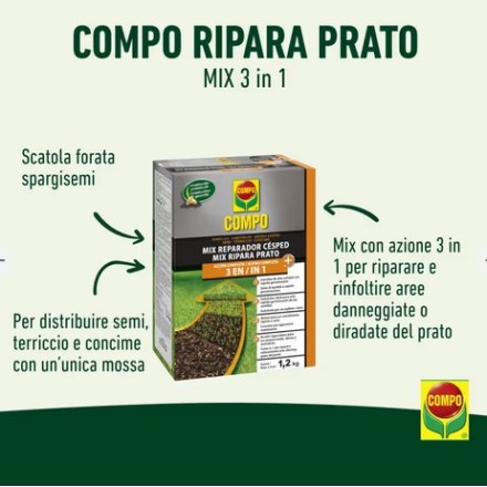 COMPO Mix 3in1 Ripara Prato 1.2Kg
