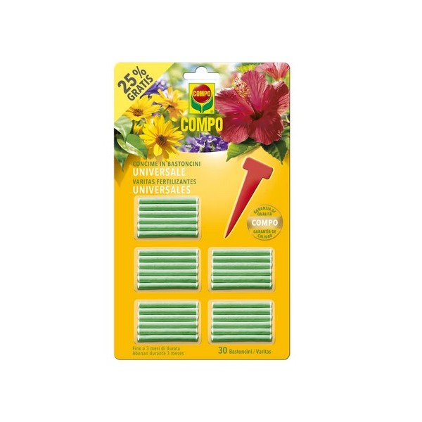 COMPO Concime in bastoncini universali 30pz