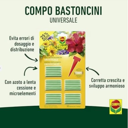 COMPO Concime in bastoncini universali 30pz