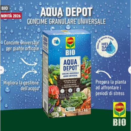 COMPO BIO Aqua Depot Concime Granulare Universale 1 Kg