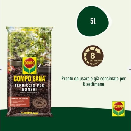 COMPO SANA® Terriccio per Bonsai 5 Lt