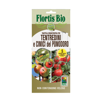 Flortis Trappola Cromotropica Color Bianco per Tentredini e Cimici pomodoro 5pz