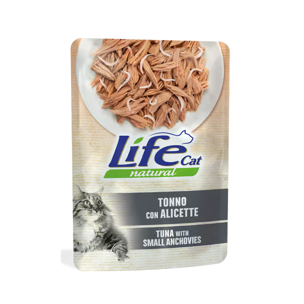 Buste Life Gatto Tonno con Alicette 70g