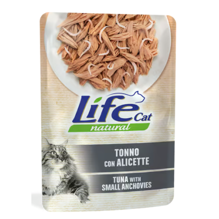 Buste Life Gatto Tonno con Alicette 70g