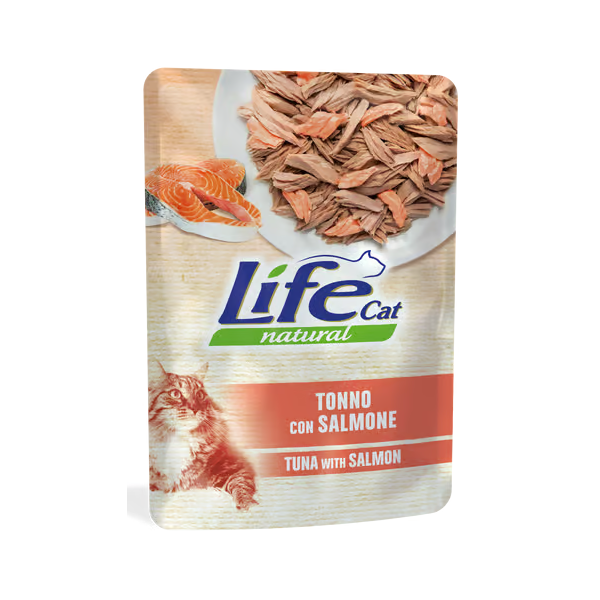 Buste Life Gatto Tonno con Salmone 70g