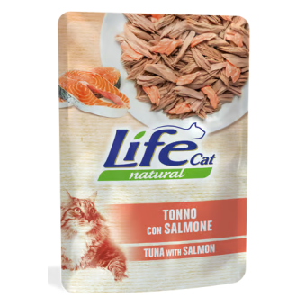 Buste Life Gatto Tonno con Salmone 70g