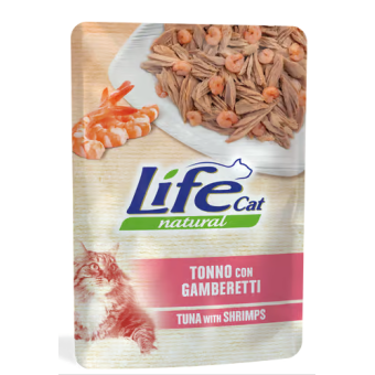 Buste Life Gatto con Tonno e Gamberetti  70g