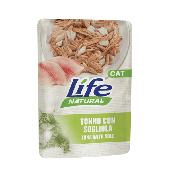 Buste Life Gatto Tonno con  Sogliola 70g