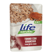 Buste Life Gatto Tonno con Granchio 70g