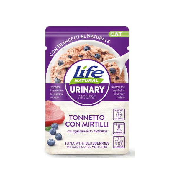 Buste Life Gatto Urinary  Tonno e Mirtilli 70g