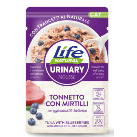 Buste Life Gatto Urinary  Tonno e Mirtilli 70g