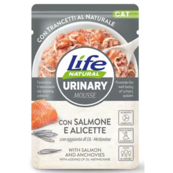 Buste Life Gatto Urinary Salmone e Alicette 70g