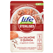 Buste Life Gatto Sterilised Salmone e Quinoa 70g