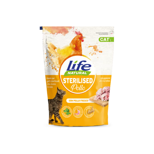 Life Cat Sterilised  Pollo  800g
