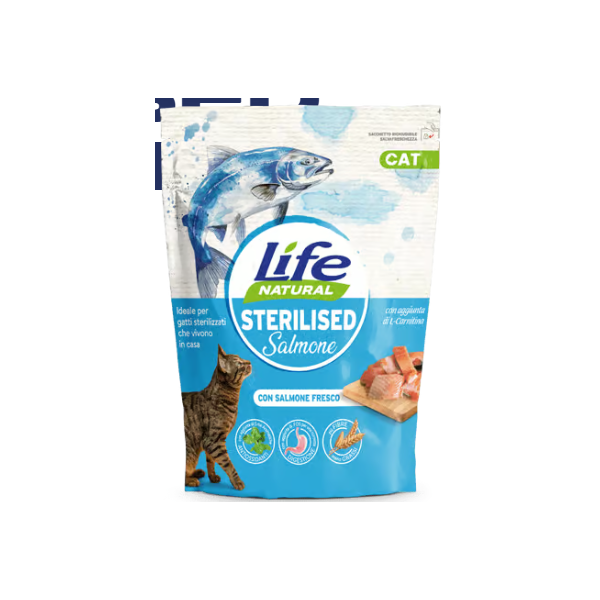 Life Cat Sterilised Salmone 800g