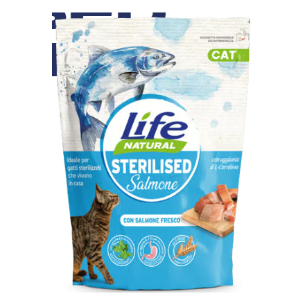 Life Cat Sterilised Salmone 800g