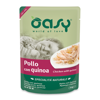 Buste Oasy Gatto Pollo con Quinoa 70g