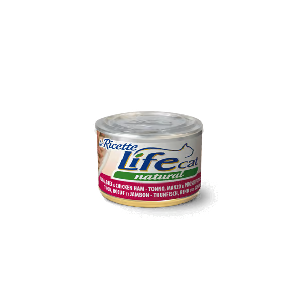 Life Cat Tonno con Manzo e Prosciutto 150g