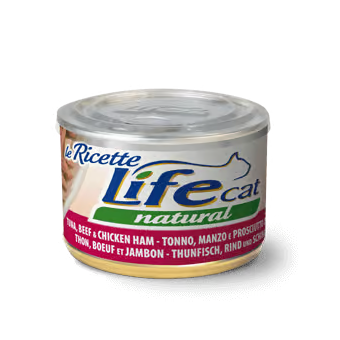 Life Cat Tonno con Manzo e Prosciutto 150g