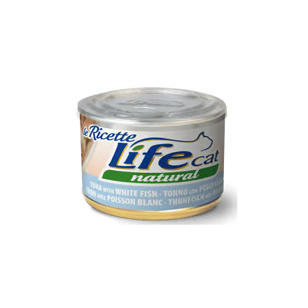 Life Cat Tonno con Pesce Bianco 150g
