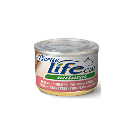 Life Cat Tonno con Gamberetti 150g