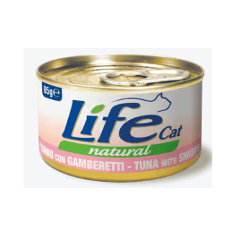 Life Cat Tonno con Gamberetti 85G