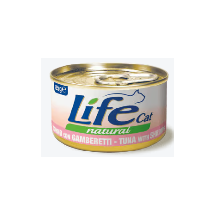 Life Cat Tonno con Gamberetti 85G