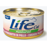 Life Cat Filetti di Pollo e Prosciutto 85g
