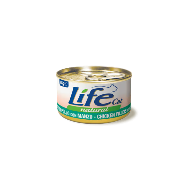 Life Cat Pollo con Manzo 85g
