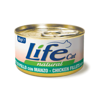 Life Cat Pollo con Manzo 85g