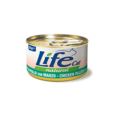 Life Cat Pollo con Manzo 85g