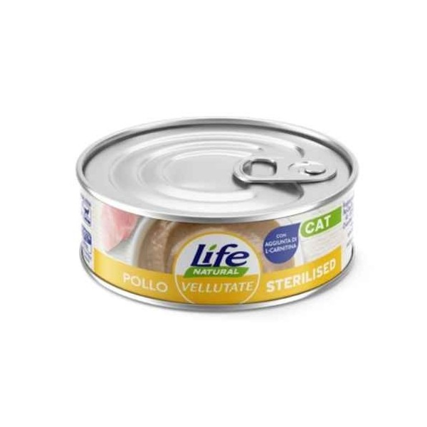 Life Cat Sterilised Vellutata con Pollo 70g