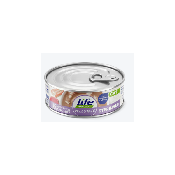 Life Cat Sterilised Vellutata di Tonno con Granchio 70g