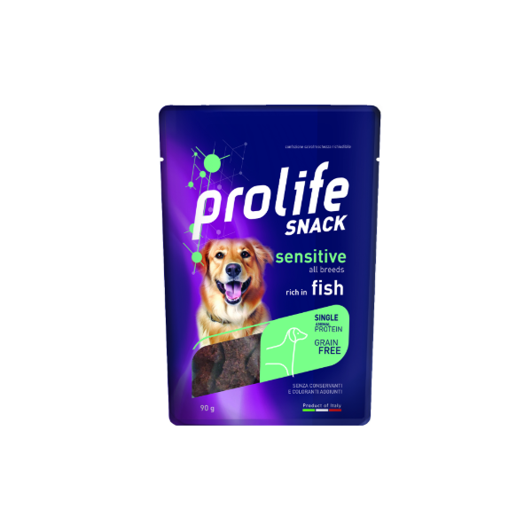Snack Prolife Sensitive Grain Free al Pesce  90g