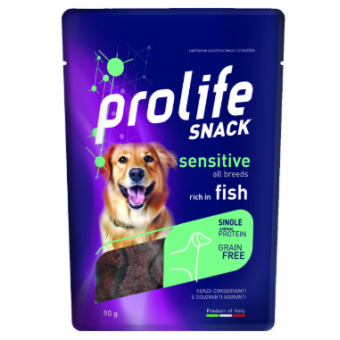 Snack Prolife Sensitive Grain Free al Pesce  90g