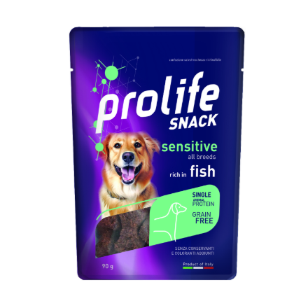 Snack Prolife Sensitive Grain Free al Pesce  90g