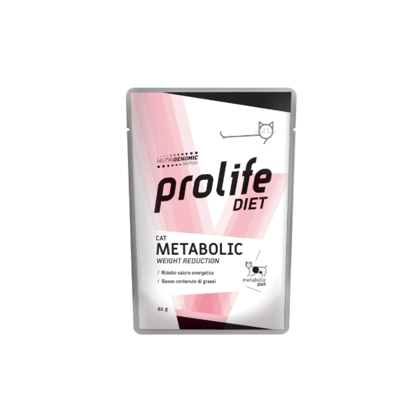 Buste Prolife Gatto Metabolic Weight Reduction al Pollo 85g