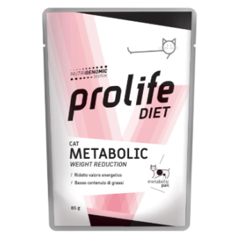 Buste Prolife Gatto Metabolic Weight Reduction al Pollo 85g