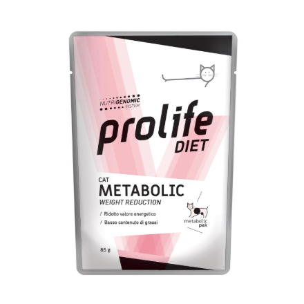Buste Prolife Gatto Metabolic Weight Reduction al Pollo 85g