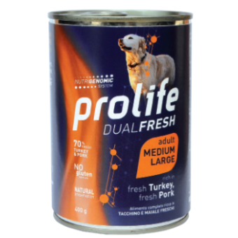 Prolife Dual Fresh  Adult Medium Large Turkey  400g