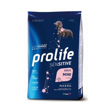 Prolife Sensitive Adult Mini Pork & Rice 2 kg